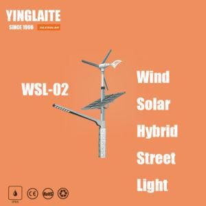 High Lumens Bridgelux CREE 8m Pole 100W Wind Solar Hybrid Street Light