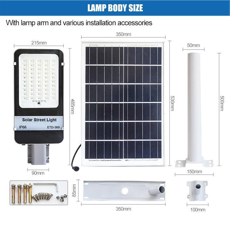 Lights Outdoor Waterproof All Die-Cast Aluminum Solar Street Light 300W