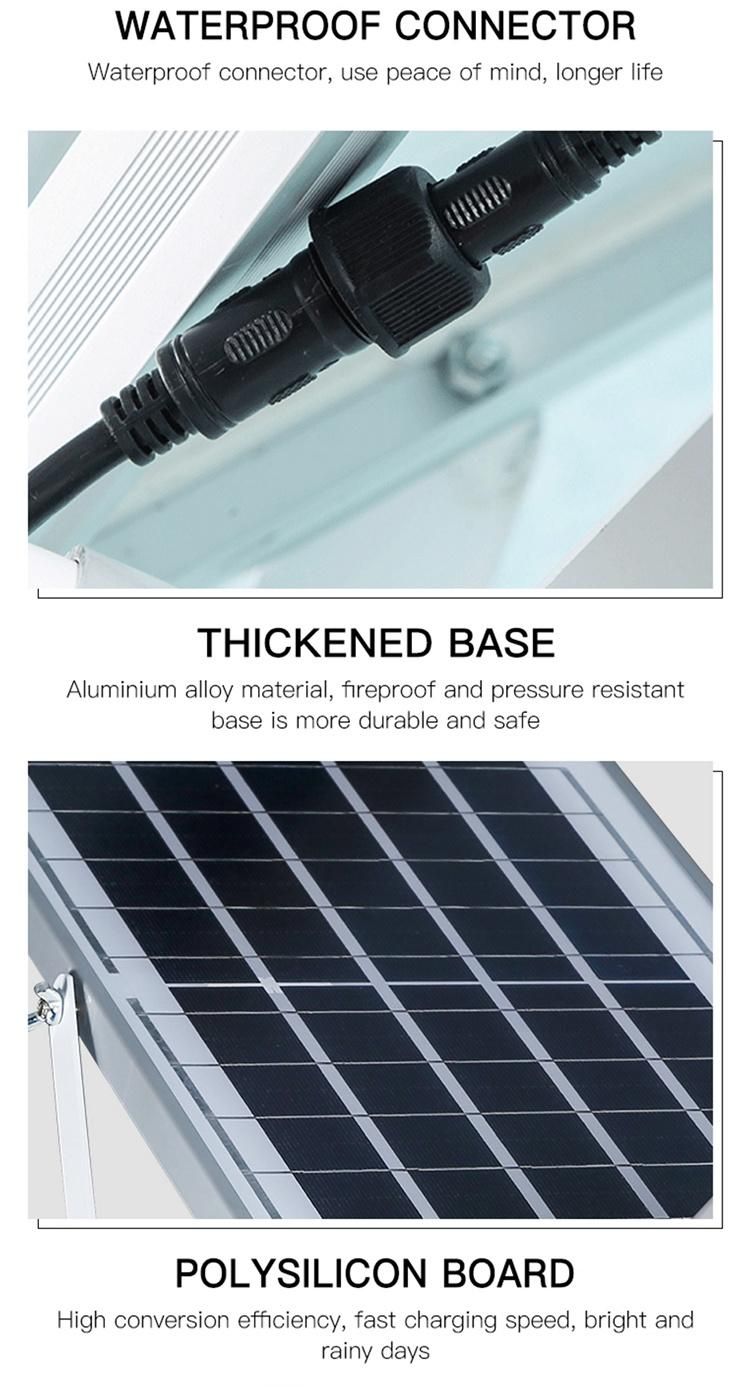 High Lumen 60W Aluminium Garden Outdoor Waterproof IP65 Solar Street Light (CS-TYBJ-60)