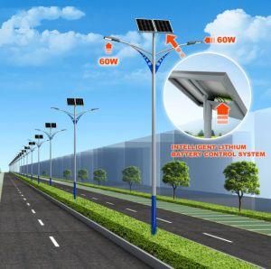 IP68 100W 120W 150W 6000K Single&amp; Double Arms Lithium Battery Solar Outdoor Street Garden Lamp Lighting