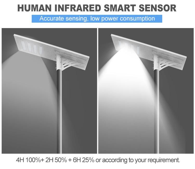 Time Control Mode Energy Saving Lamp 80W LED Solar Light