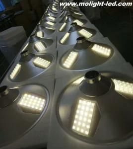 LED Solar Garden Lamp 30W Warm White 3000K Bridgelux Chips Mount Height 3-5m