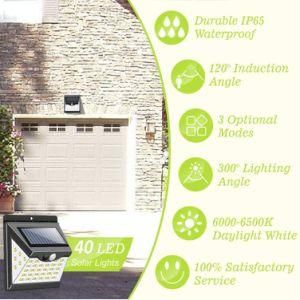 5W Europe Market Hotsale Garden Light Solar Lights Sensor Outdoor Wall Lamp