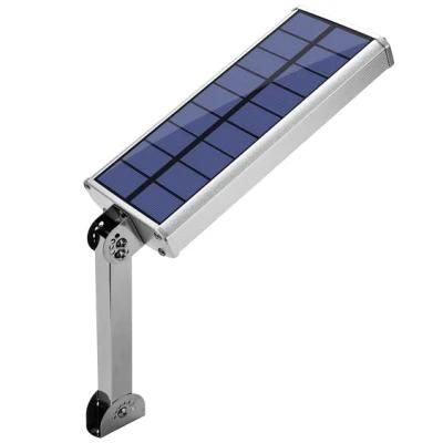 All in One 4000K 6000K Aluminum Alloy Motion Sensor Outdoor Garden Lamppole Wall Mounted Solar Lights