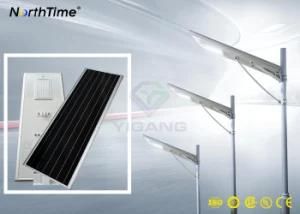 80W PIR High Quality Warranty Solar Panel LED Street Light