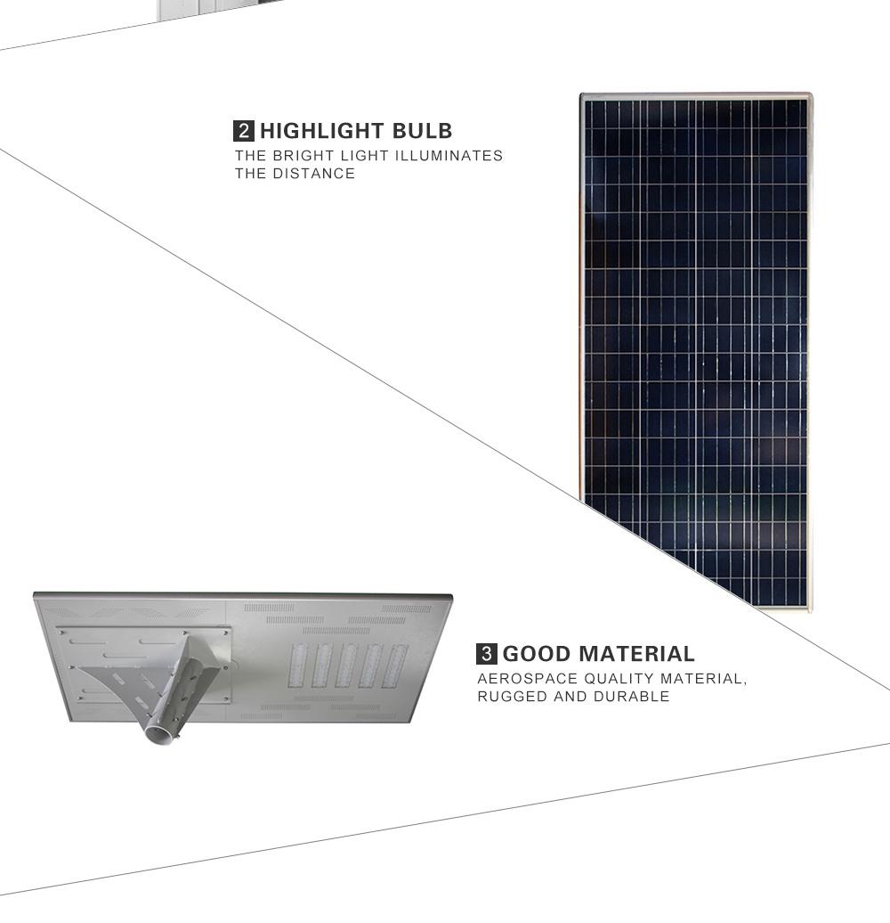 All in One Morden Design Waterproof Outdoor Lighting IP65 Grade Solar Street Light LED