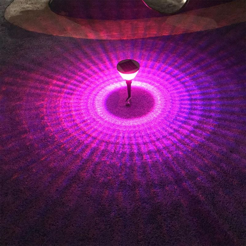 Solar Lighting Landscape Lamp Horn Shape High Quality Waterproof Outdoor Lawn Light
