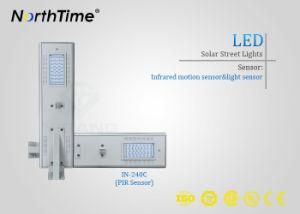40W Automatic Motion Sensor Waterproof Solar Power LED Street Light