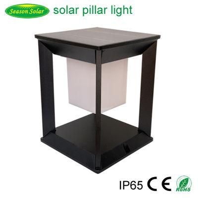 New Square Solar Style 5W LED Garden Outdoor Solar Post Light with LED Lighting Lamp