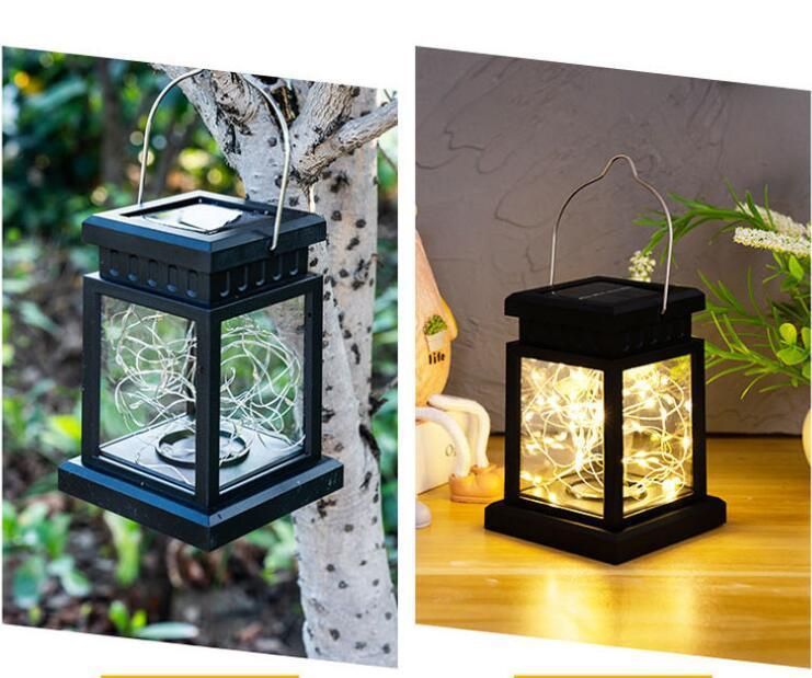 Outdoor Garden Tree Fence Decor Waterproof Solar Power Hanging Lights