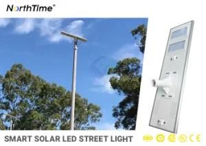 Lithium Battery Integrated 120W Infrared Sensor Outdoor All in One Solar LED Street Lights