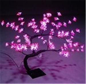 Plastic Fruit Flower Leaves Decoration Lighting Parts Potted Bonsai Landscape LED Tree Light Lamp