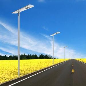 China Supplier IP65 Outdoor 6000K 25W SMD LED Luminaire All in One Solar Garden Light Road Lamp