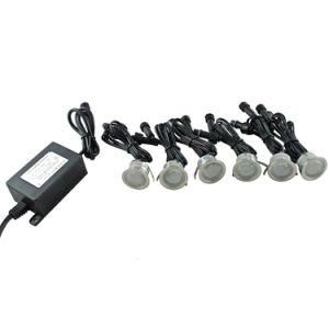10 X 30mm LED Deck Light Kits Plinth LED Light for Outdoor 10PCS Decking Light + 1PC 8W IP67 LED Driver (LF-B105B)