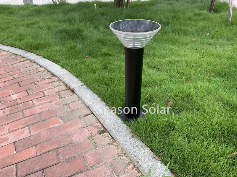 High Lumen 5W Solar Power LED Lamp Outdoor Lighting Solar Garden Lamp with Warm+ White LED Light