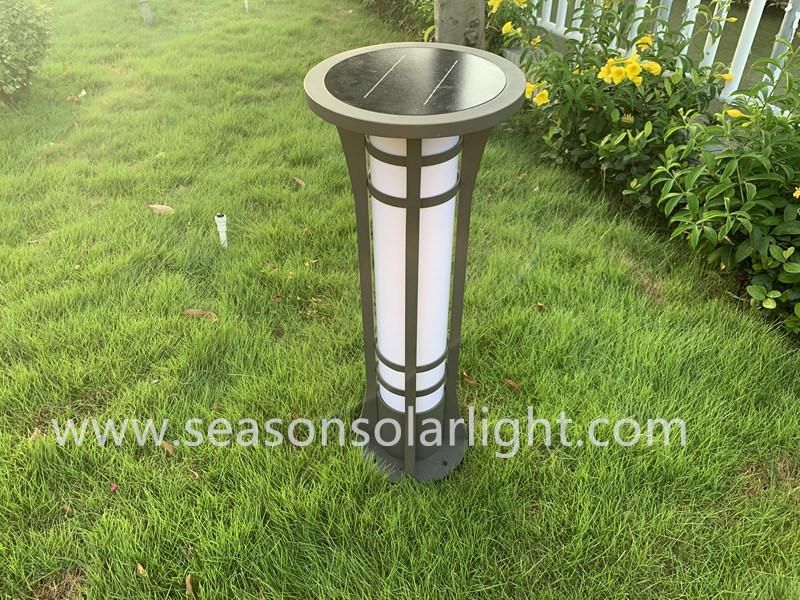 High Power LED Garden Lighting Solar Product Outdoor 5W Solar Bollard Light with Warm LED Light