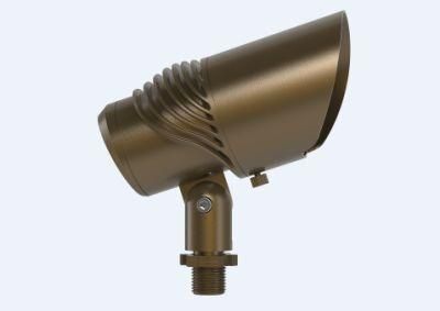 LED Brass Integrated Fixture for Garden Lighting