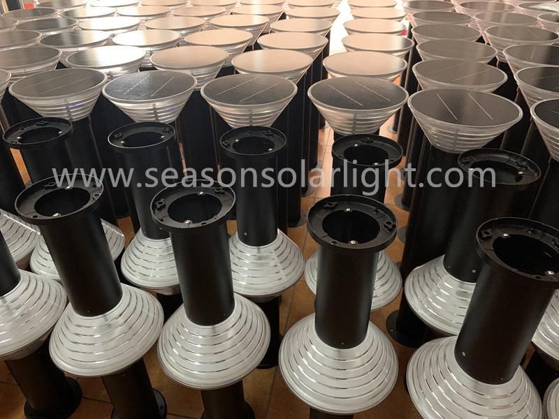 Bright Smart Multi-Color LED Lighting Outdoor Yard Garden 5W Solar Gate Light with LED Lighting