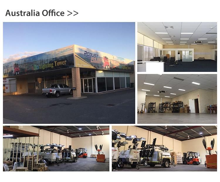 Metal Halide Construction Trailer Mobile Light Tower Price