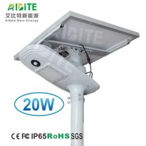20W Solar Products LED Street Garden Lamp with Motion Senor