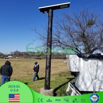 50W Solar Power LED Motion Sensor Lamp Outdoor Street Light