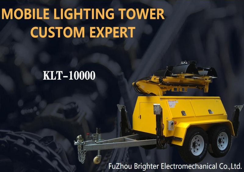 Perkins Power Kubota Power Mobile Tower Light with Water Cooling
