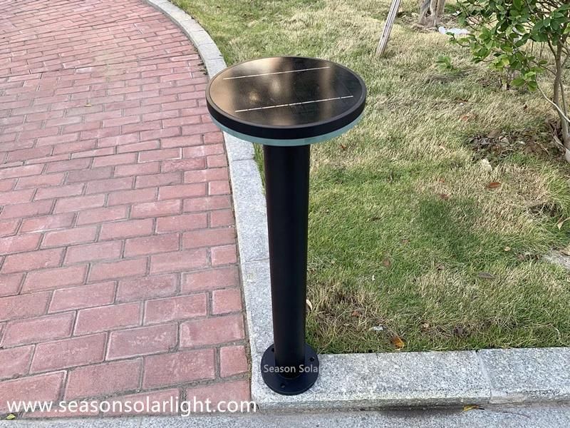 Smart LED Lighting Garden Lawn Outdoor 5W Bollard Light with Solar System & LED Lamp