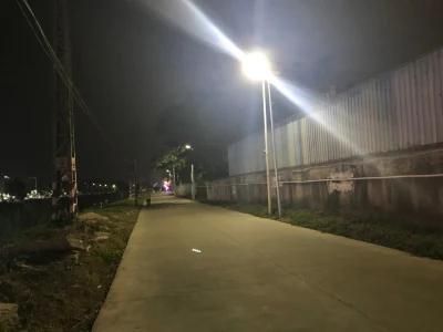 Esavior 40W All in One LED Solar Street Light LED Street Lamp Garden Lighting with LiFePO4 Lithium Battery