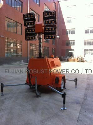 4 X480 Watt 10m Hydraulic Mast Weatherproof Lighting Tower