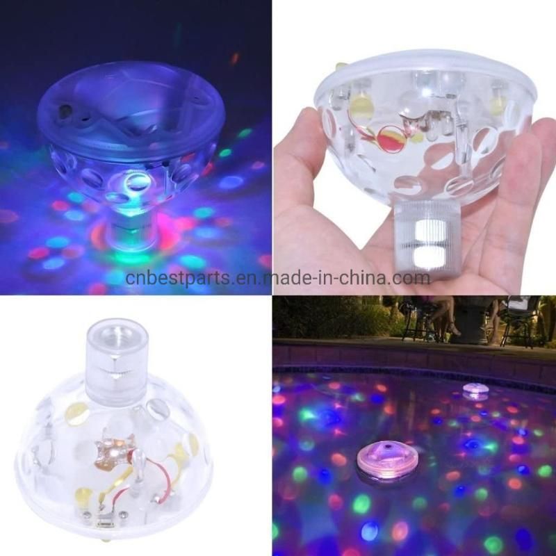 RGB LED Underwater Disco Aqua Glow Light Show Pool Pond SPA Hot Tub Floating Lamp