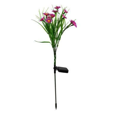 LED Daisy Flower Stake Light Solar Energy Rechargeable for Outdoor Garden Patio Pathway Porch Backyard Wyz16591