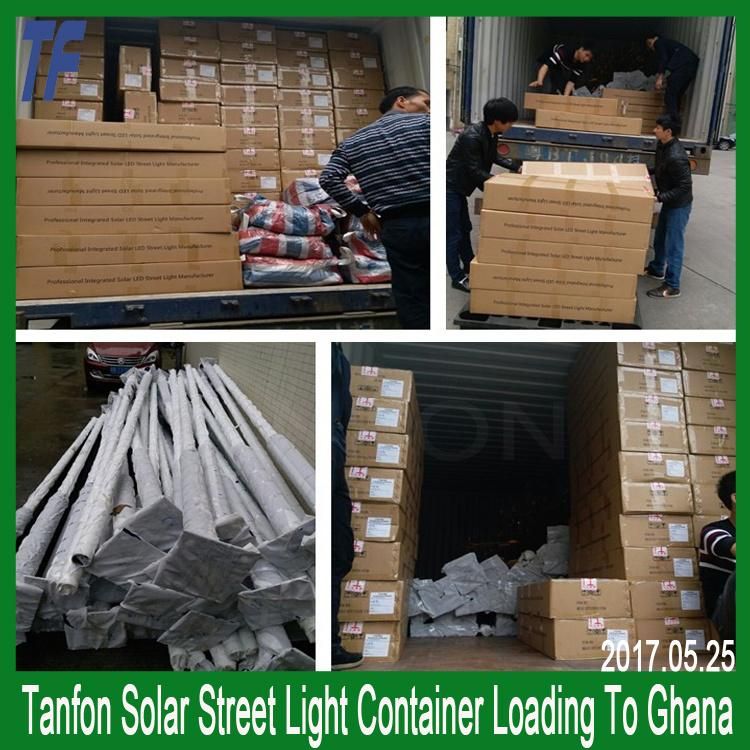 Solar Light Street, Hot Sale White Pole 8m 60W Outdoor LED Solar Street Lights