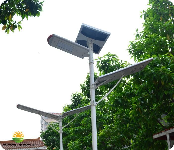 APP Control All in One Solar PV Panel Integrated LED Street Lights (SNF-240)