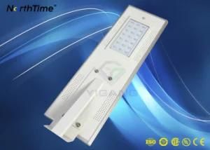 20W Outdoor in Garden Solar Panel/Module LED Street Light