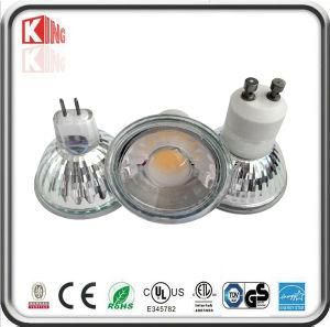 ETL CE Approved 5W Dimmable GU10 COB LED Spotlight