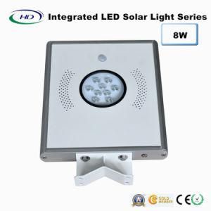 8W PIR Sensor Integrated LED Solar Garden Light