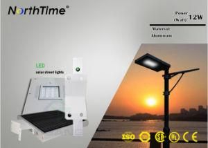 12W Waterproof Energy-Saving Solar Panel LED Street Light