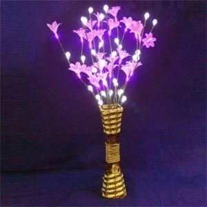 Wedding Decoration Artificial Roses Wholesale Quality Silk LED Flower Lights