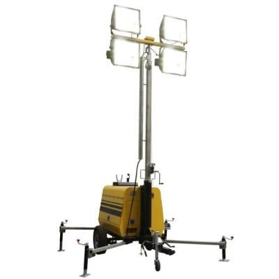 Kubota Diesel Generator 9m Telescopic Manual Light Tower