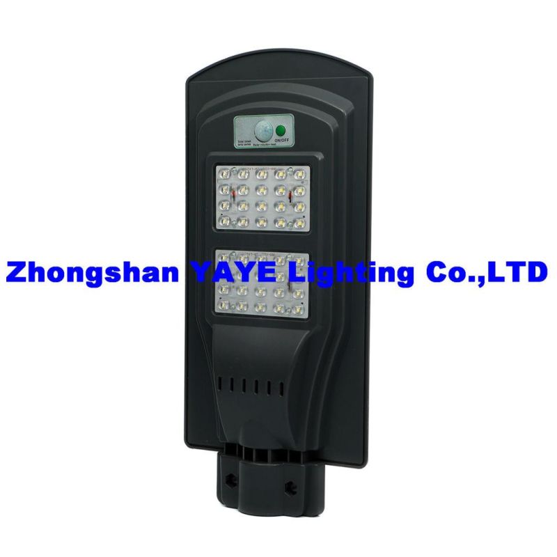 Yaye 18 Hot Sell IP65 Integrated 50W/100W/150W Solar Streetlight Cheap Price Motion Sensor Garden Lamp LED Road Light Countryside Courtyard Solar Streetlight