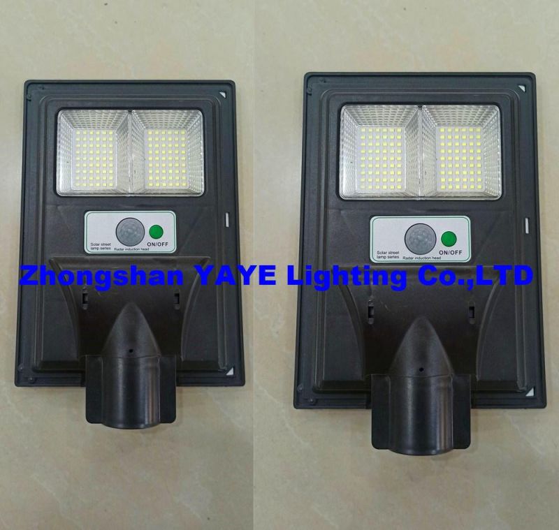 Yaye Hottest Sell Outdoor Using 250W All in One Solar LED Street Road Garden Wall Light with Waterproof IP65 Stock 500PCS (YAYE-22SLSL250WG)