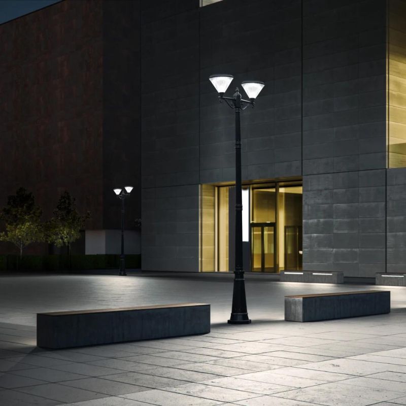Factory Supply Outdoor Waterproof IP65 Garden Park Plaza 10W LED Solar Light with Pole