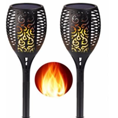 Solar Path Garden Flickering Torches Light