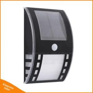 2LED Stainless Steel PIR Motion Sensor Solar Wall Aisle Light
