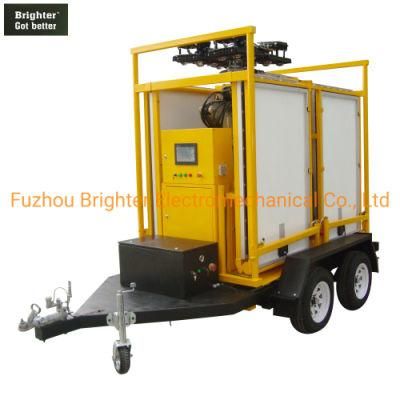 Emergency Mobile Tower Light with Trailer and LED Lamp