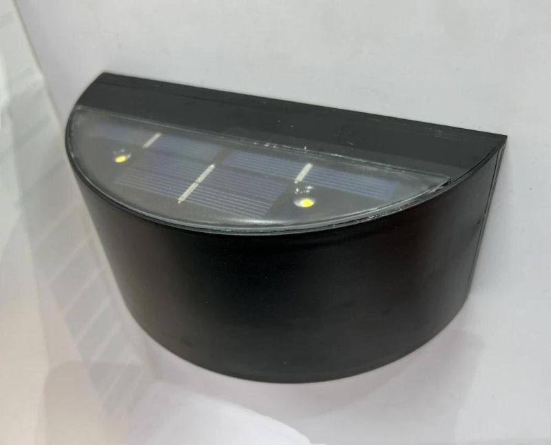2022 Modern Plastic Solar Arc Wall Light (up & down LEDs)
