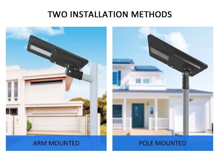 Outdoor Lighting 110lm/W Brand 3030 LED Chips 40W Solar Light