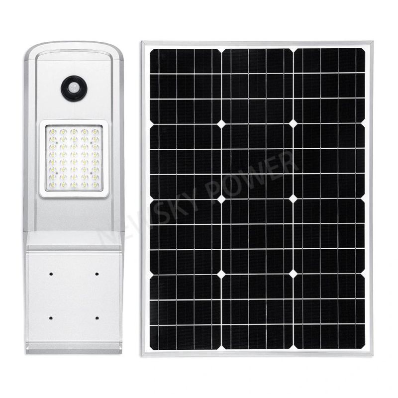 New Design Casting Aluminumcommercial Semi Integrated Solar Street Light 60W
