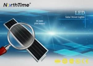 Competitive Price Automatic Sensing All-in-One Solar Street Light with Ce/RoHS/IP65/ISO