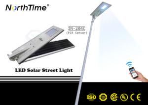 30W Intelligent LED Solar Street Light with Phone APP Control